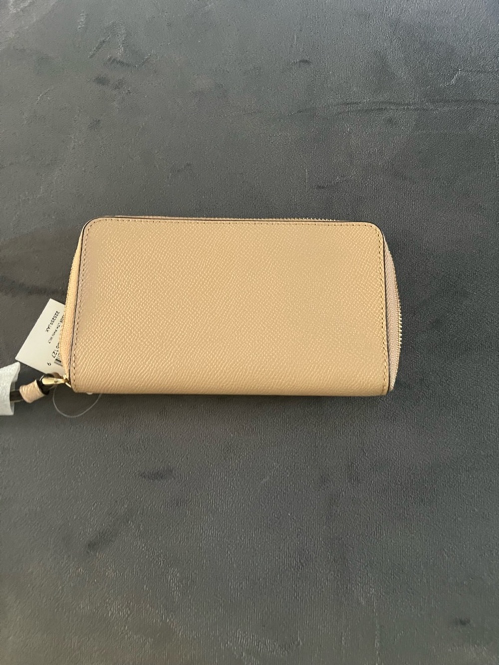 NWT Coach Zip Around Wallet in Light Taupe - Picture 2 of 8